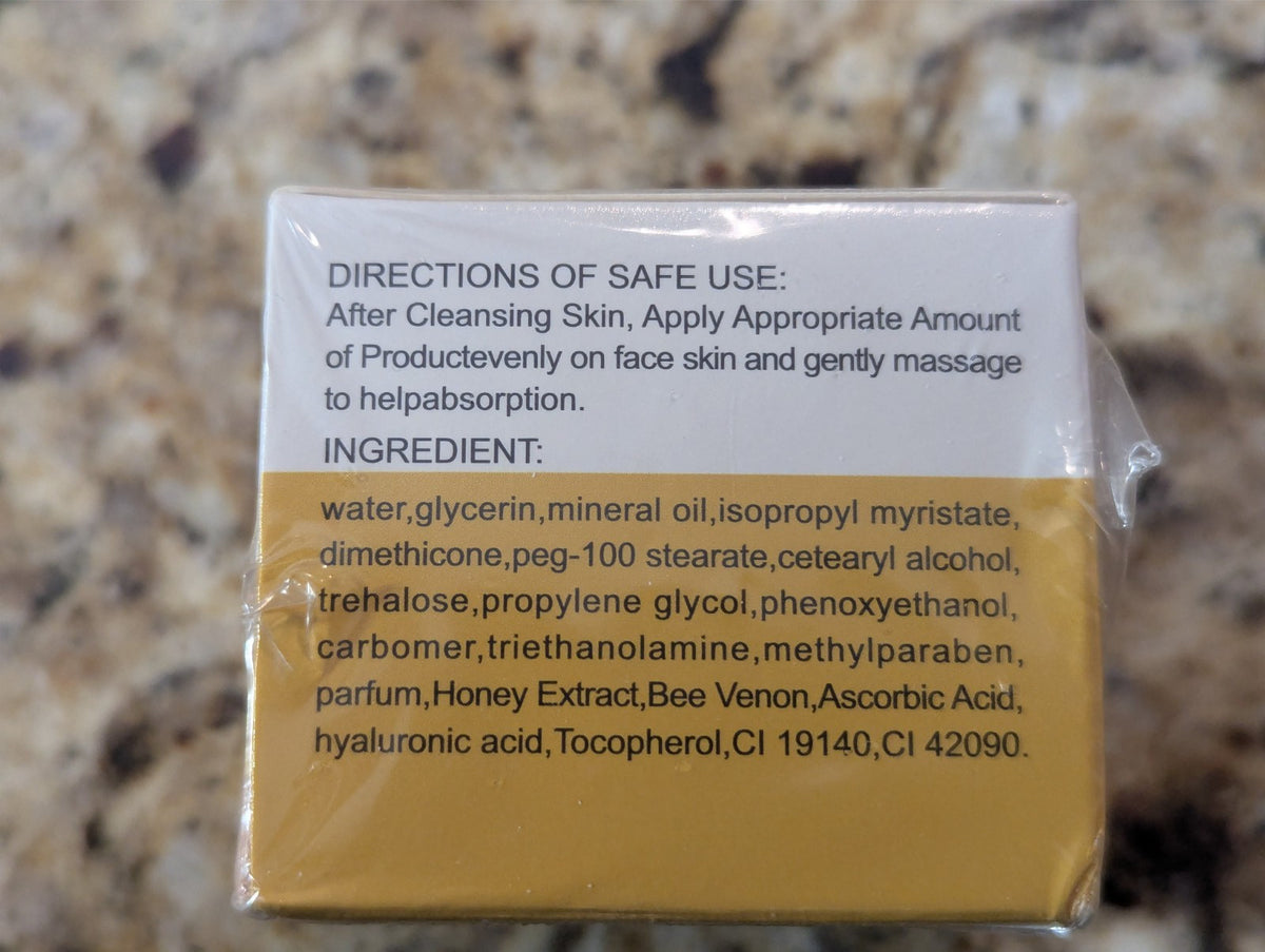 Bee Venom Face Neck Hand Foot Cream & Lip Balm Set - Natural Skincare