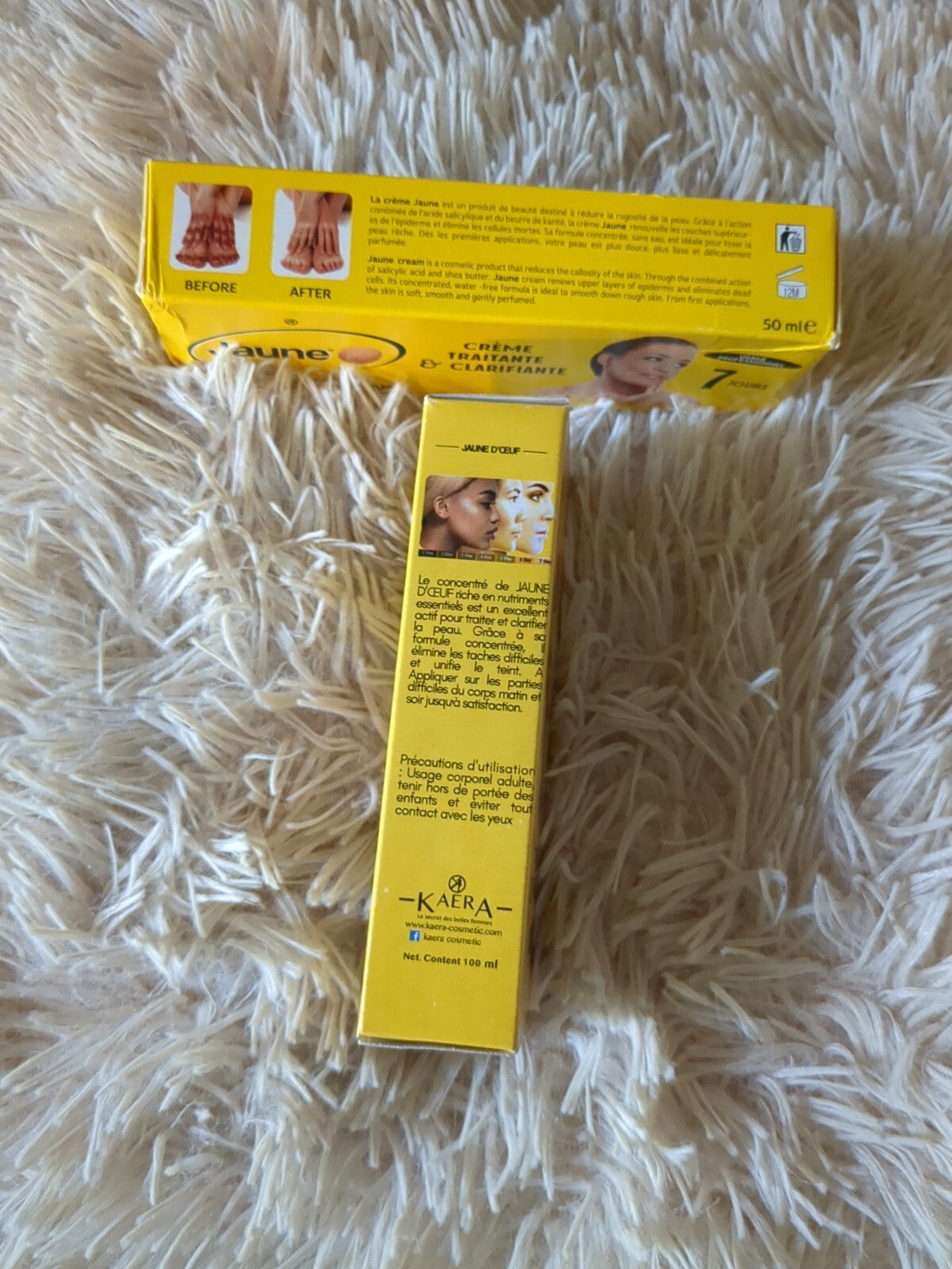 Egg Yolk Serum and Cream for Skin Clarifying 50ml - Nourishing Face Treatment