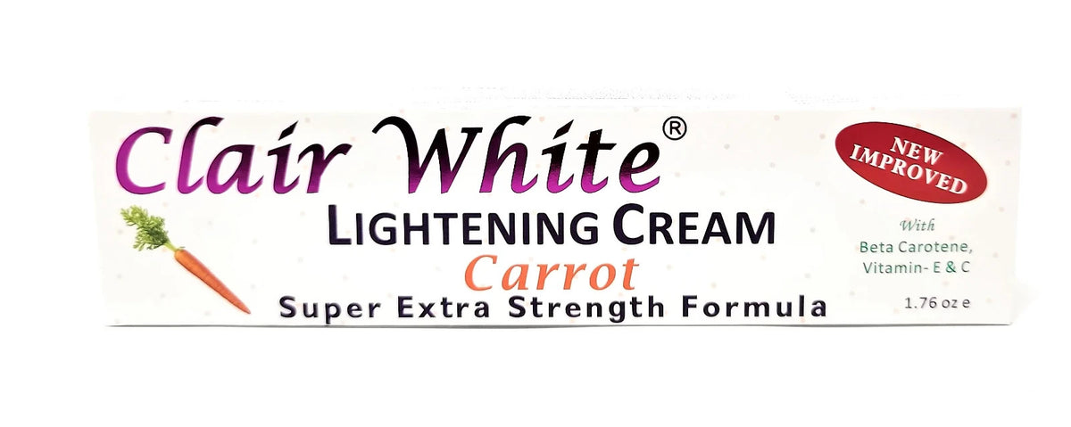 Carrot Brightening Cream for Skin - 1.7 oz, Fades Dark Spots & Freckles