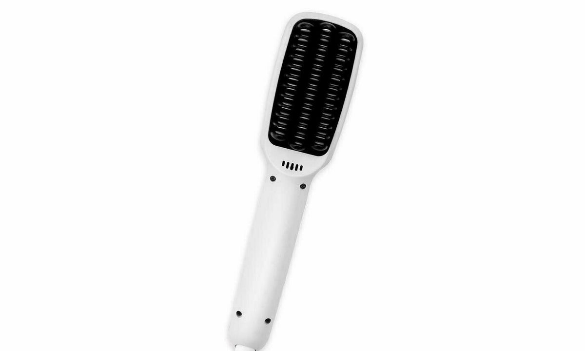 2-in-1 Hair Straightening Brush – Alayna, Temperature Control, 5 Heat Settings