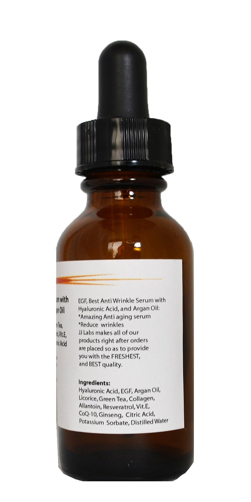 Anti-Aging Face Serum with Hyaluronic Acid, Collagen & Ginseng - Natural Skin Care