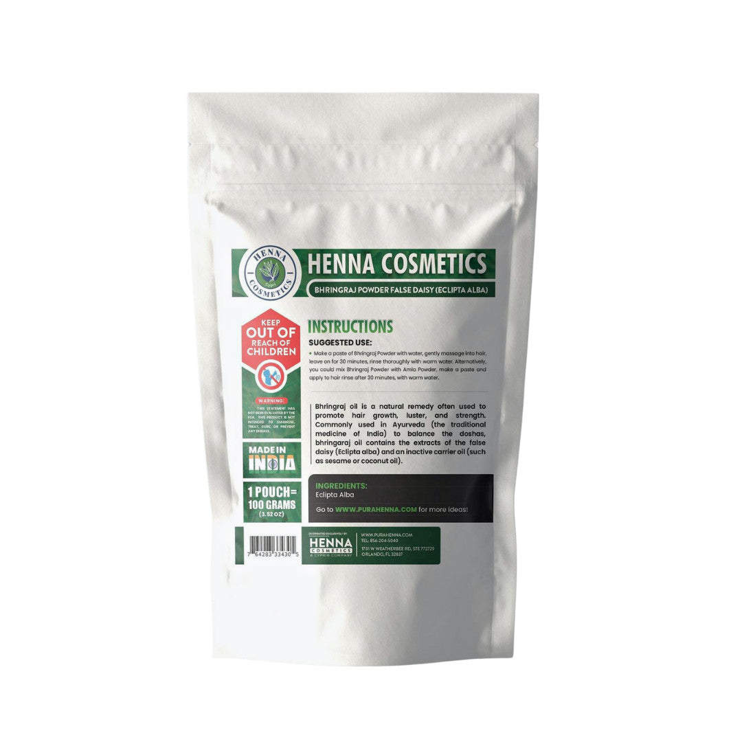 Bhringraj Powder for Hair Growth & Scalp Treatment 100g