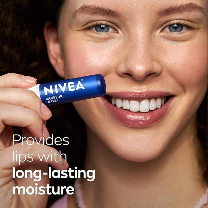 Moisturizing Lip Balm Stick with Shea Butter - Pack of 4