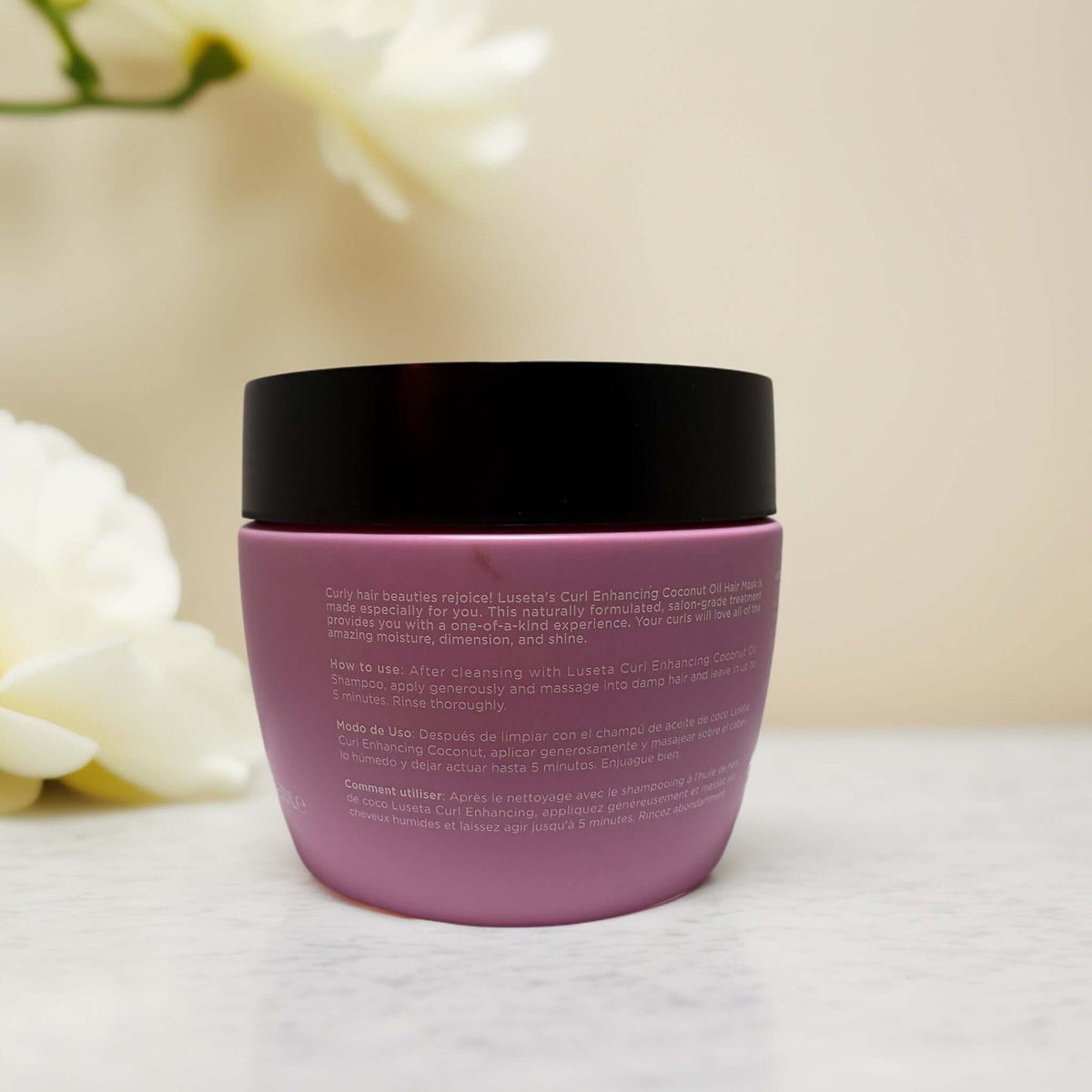 Curl Enhancing Coconut Oil Hair Mask - Nourishing Deep Conditioner for Curly Hair 16.9 fl oz