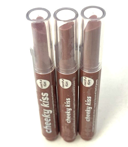 Lottie Cheeky Kiss Cream Lipstick & Blush Stick Set - Such A Flirt, 3 Pieces