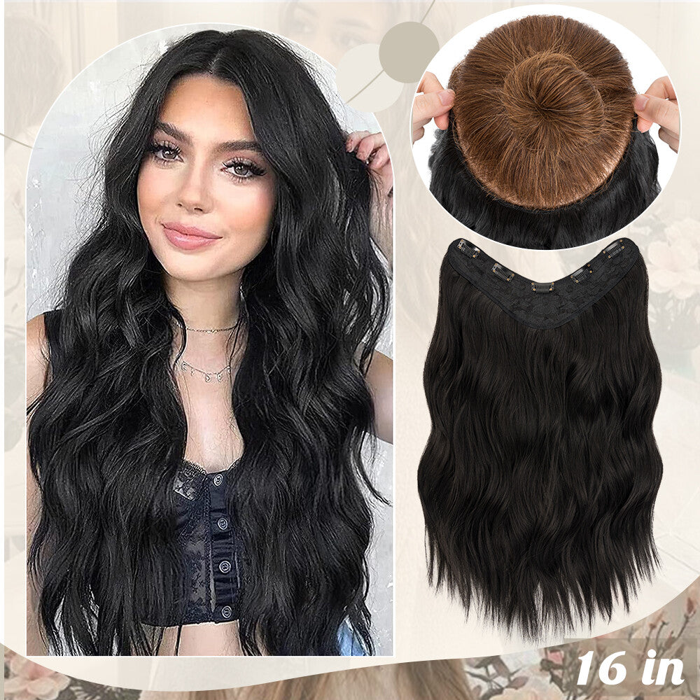V-Shape & U-Part Clip-In Hair Extensions - Full Head Highlight, Multiple Lengths & Colors