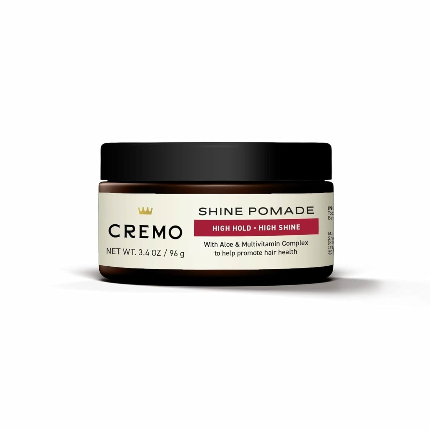 Men's Polish Hair Pomade - High Hold & Shine for Thick Hair - 3.4 Oz