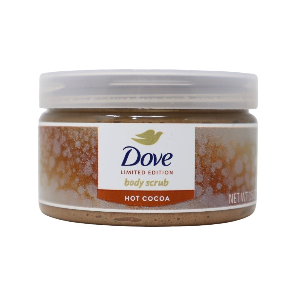 Pack of 3x Dove Limited Edition Body Scrub, Hot Cocoa, 3.5 oz ea.