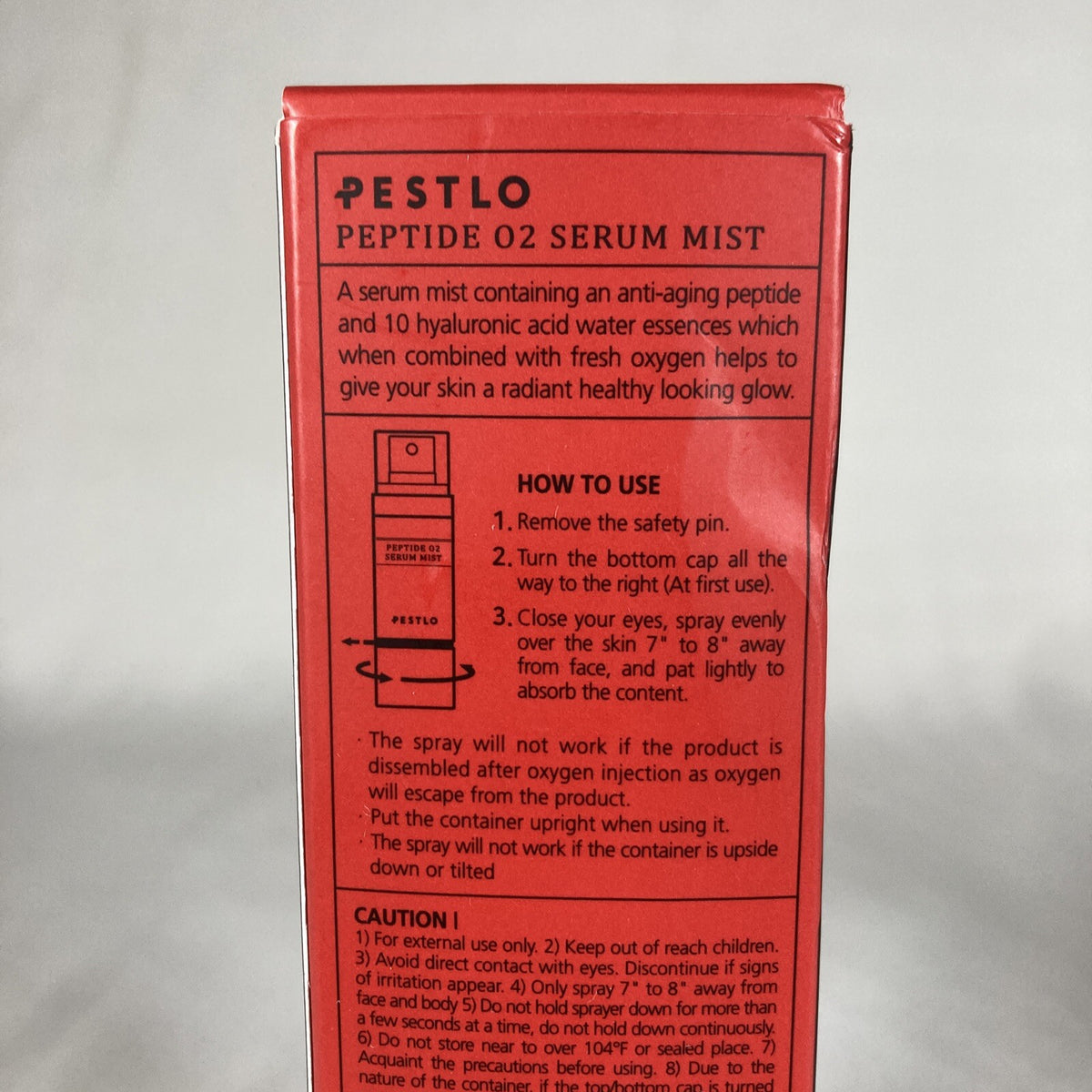 Peptide Serum Mist with Hyaluronic Acid - Hydrating Face Spray 1.52 oz