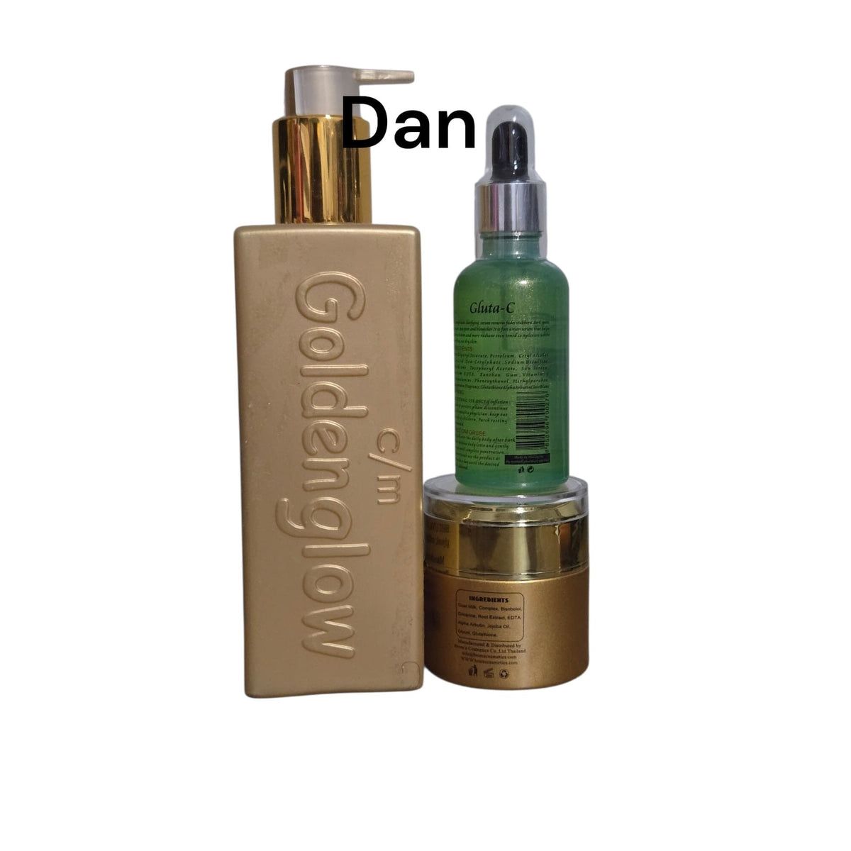 Brightening Face Lotion SPF 55 with Caviar Gold & Glutac Serum - Skin Repair & Glow