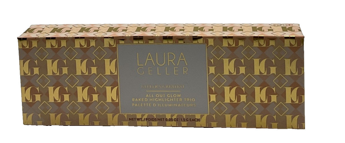 Laura Geller All Out Glow Baked Highlighter Trio - Face Makeup Set