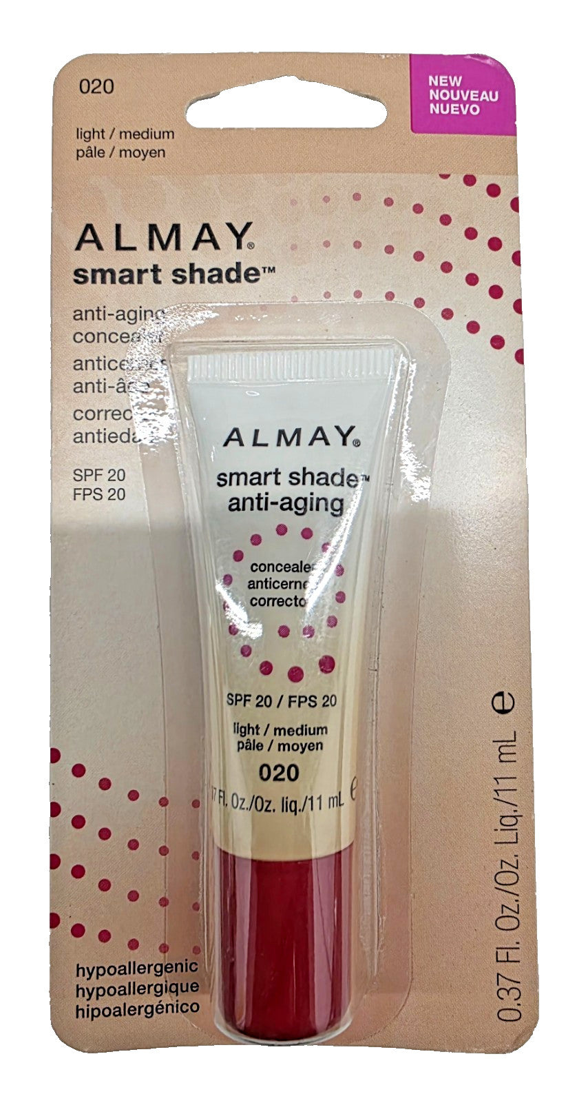 Almay Smart Shade Anti-Aging Concealer 020 Light/Medium - Skin Care