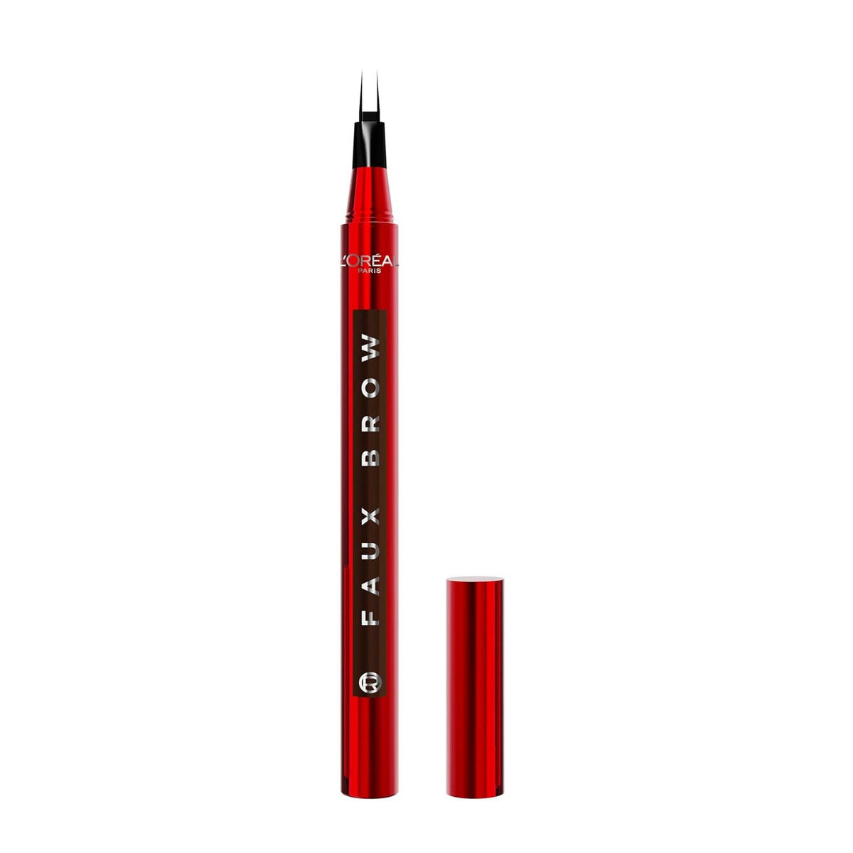 Hair-Like Eyebrow Filling Pen with Double-Brush Tip for Natural, Fuller Brows