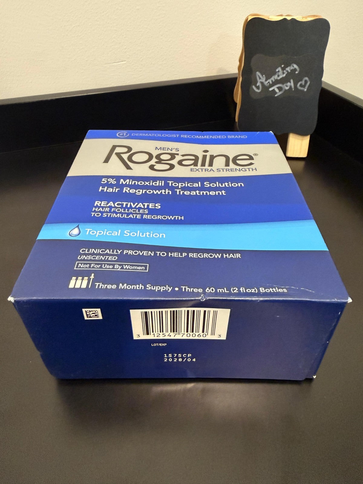 Rogaine Extra Strength 5% Minoxidil Topical Solution Men 3 Month
