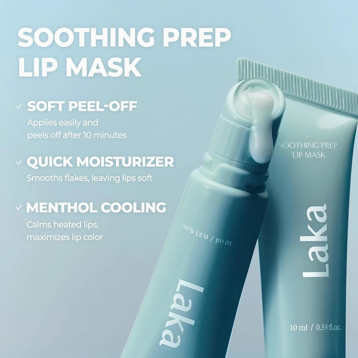 Cooling Lip Mask with Jelly Tip - Hydrating & Soothing 10ml