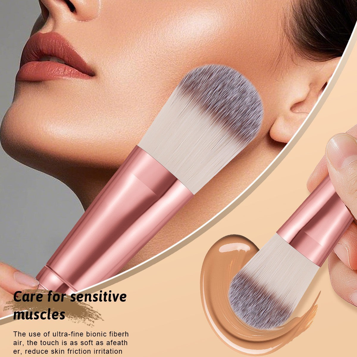 25-Piece Makeup Brush Set for Face & Eyes - Professional Cosmetic Tools