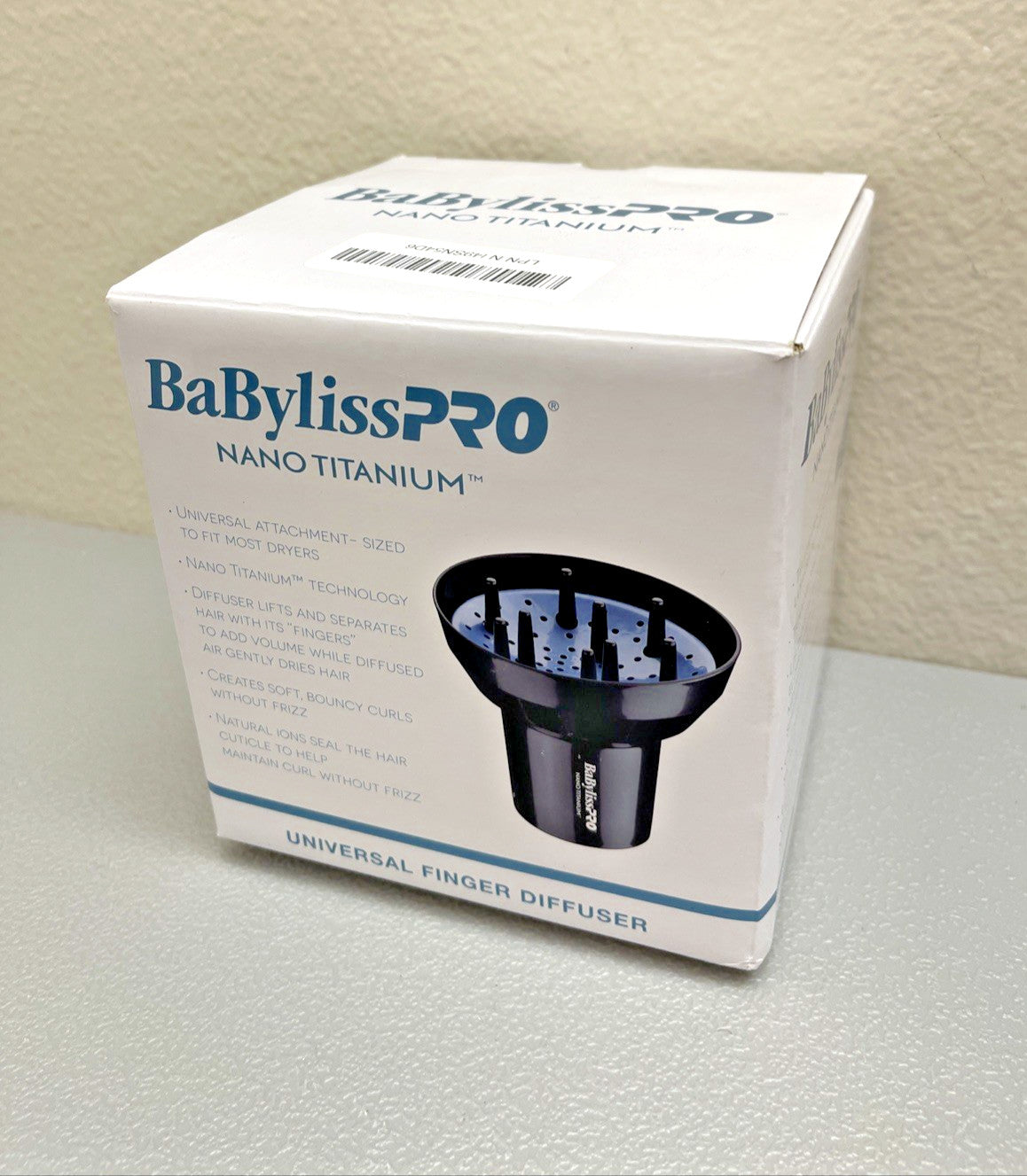 BaBylissPRO Nano Titanium Universal Finger Diffuser New