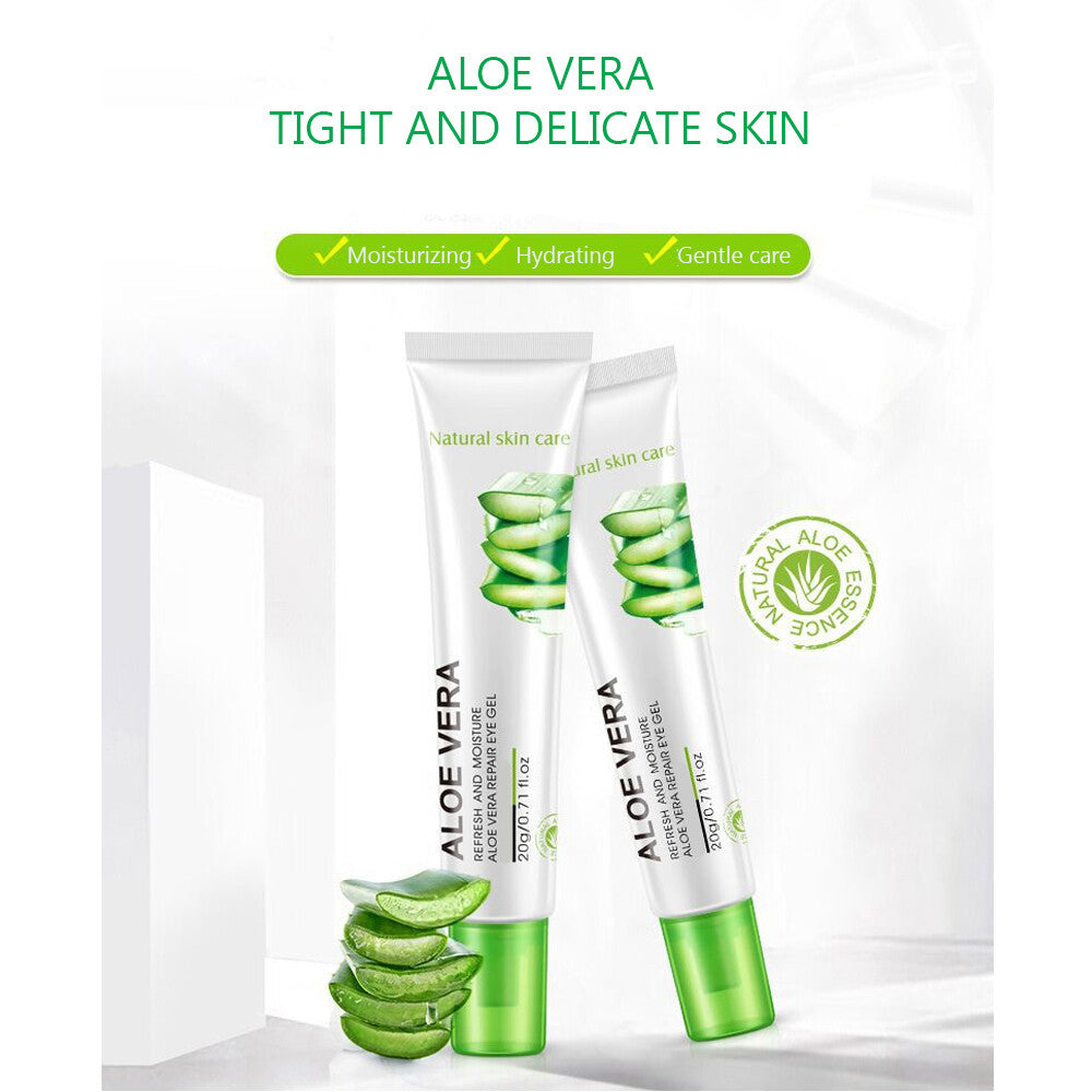 Aloe Vera Hydrating Eye Gel for Dark Circles & Puffiness - 20g