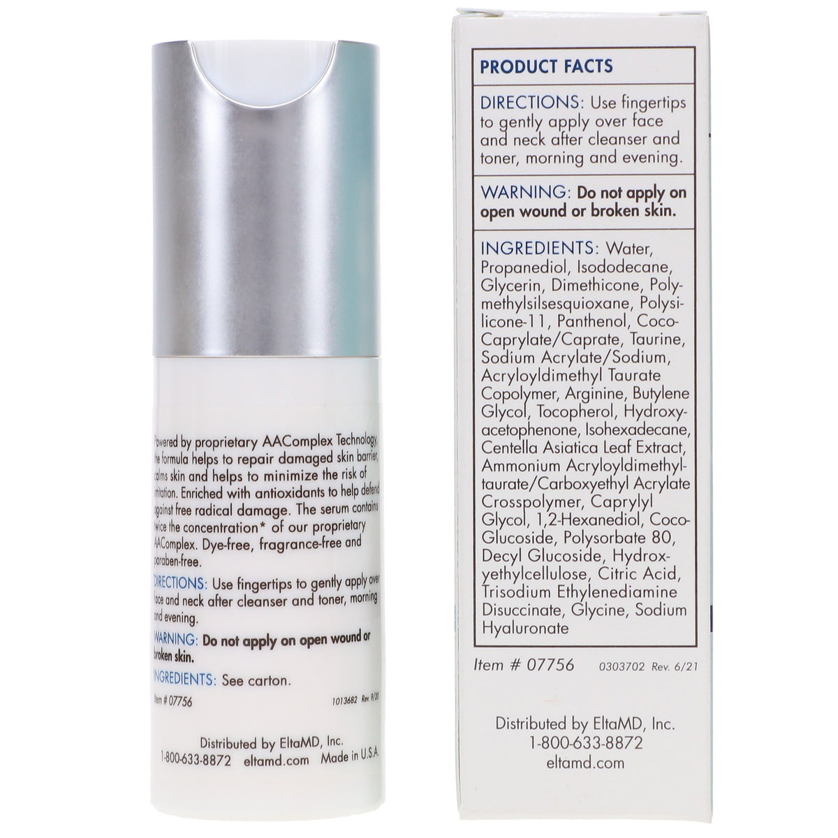 EltaMD Skin Recovery Serum 1 oz - Hydrating Repair for Damaged Skin