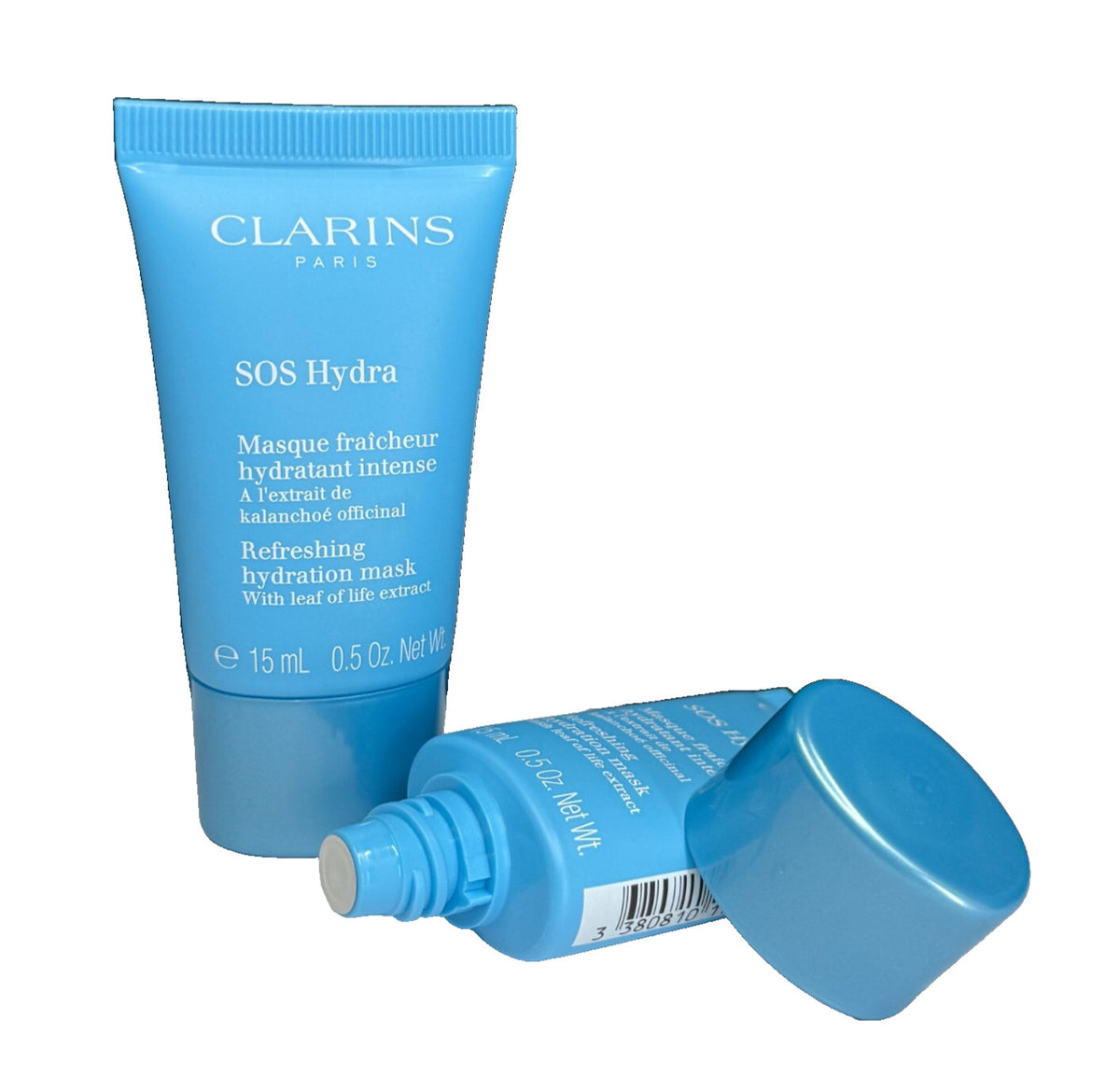Clarins SOS Hydra Refreshing Hydration Mask – 0.5 oz (Lot of 2)