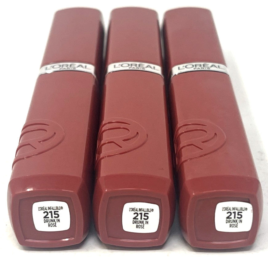 Liquid Lipstick Set - 3 Sephora-Inspired Shades in Sealed 0.13 fl oz Bottles