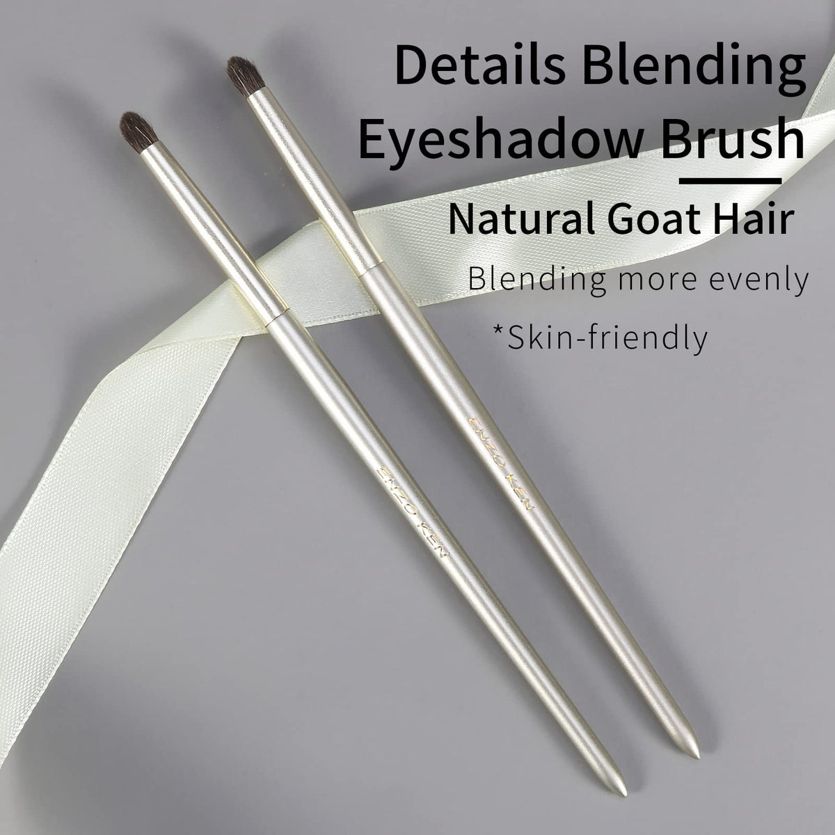 Natural Pony Hair Eye Shadow Blending Brush for Precise Makeup