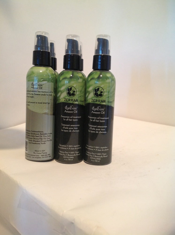 6-Pack Amazon Oil Hair Treatment - All Hair Types, Smoothing, 4 oz