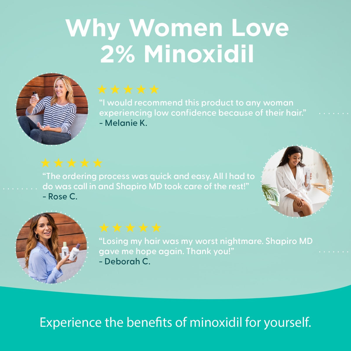 Minoxidil 2% Topical Solution for Women Hair Regrowth