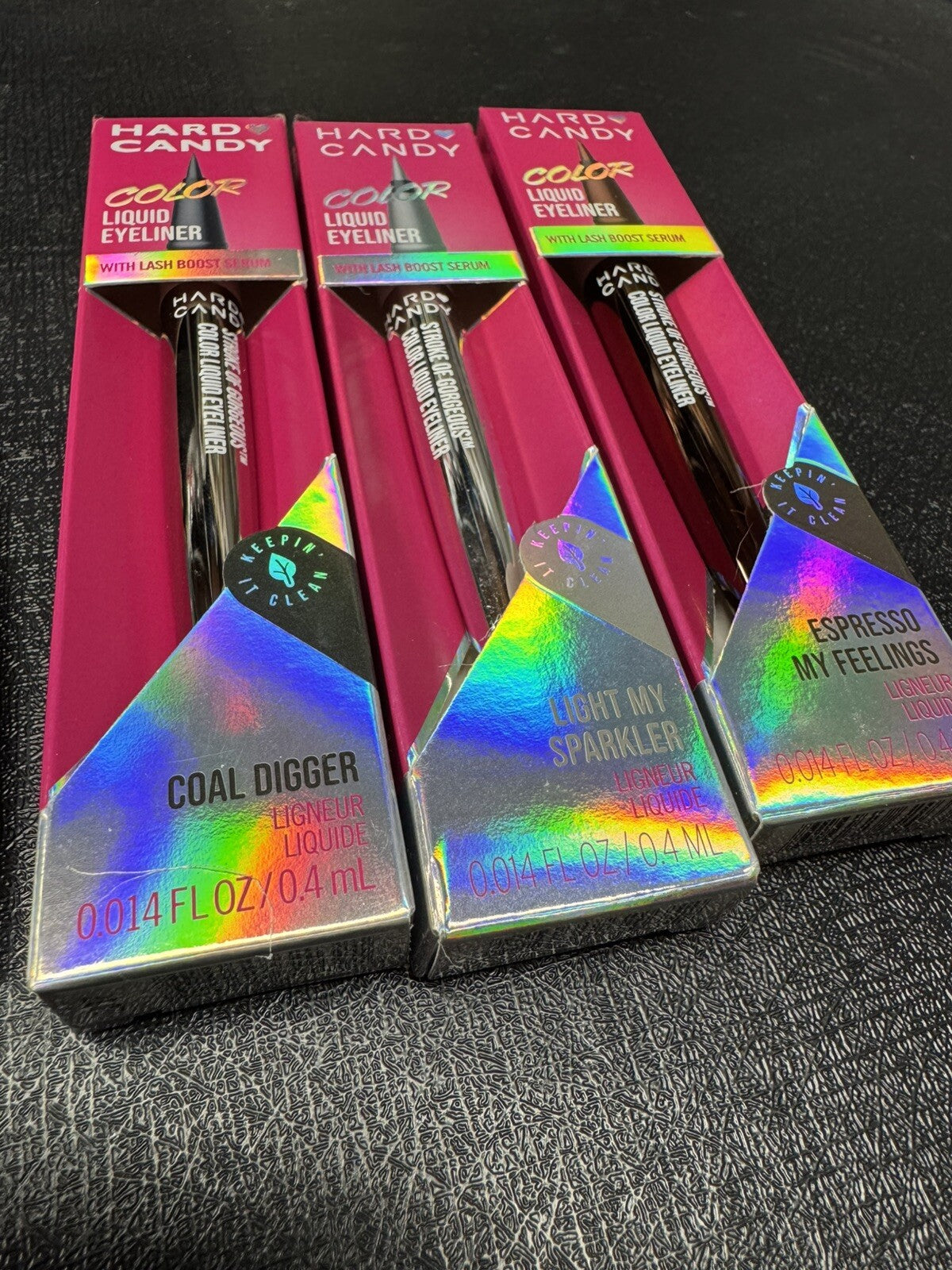 6 Color Liquid Eyeliner Set - Metallic Shimmer, Long-Lasting, Precise Application
