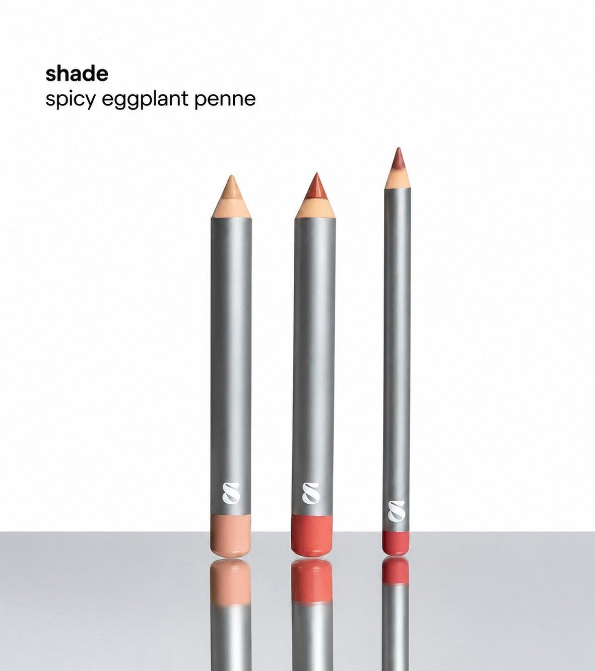Lip Makeup Kit - Matte Lip Liner Lipstick Set with Sharpener - Spicy Eggplant