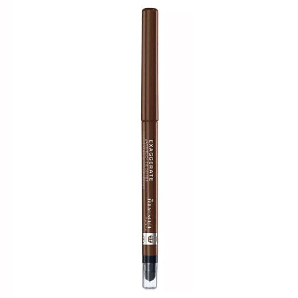 Waterproof Eye Liner Pencil - Rich Brown, Retractable, Smudge & Sharpener, 3 Pack