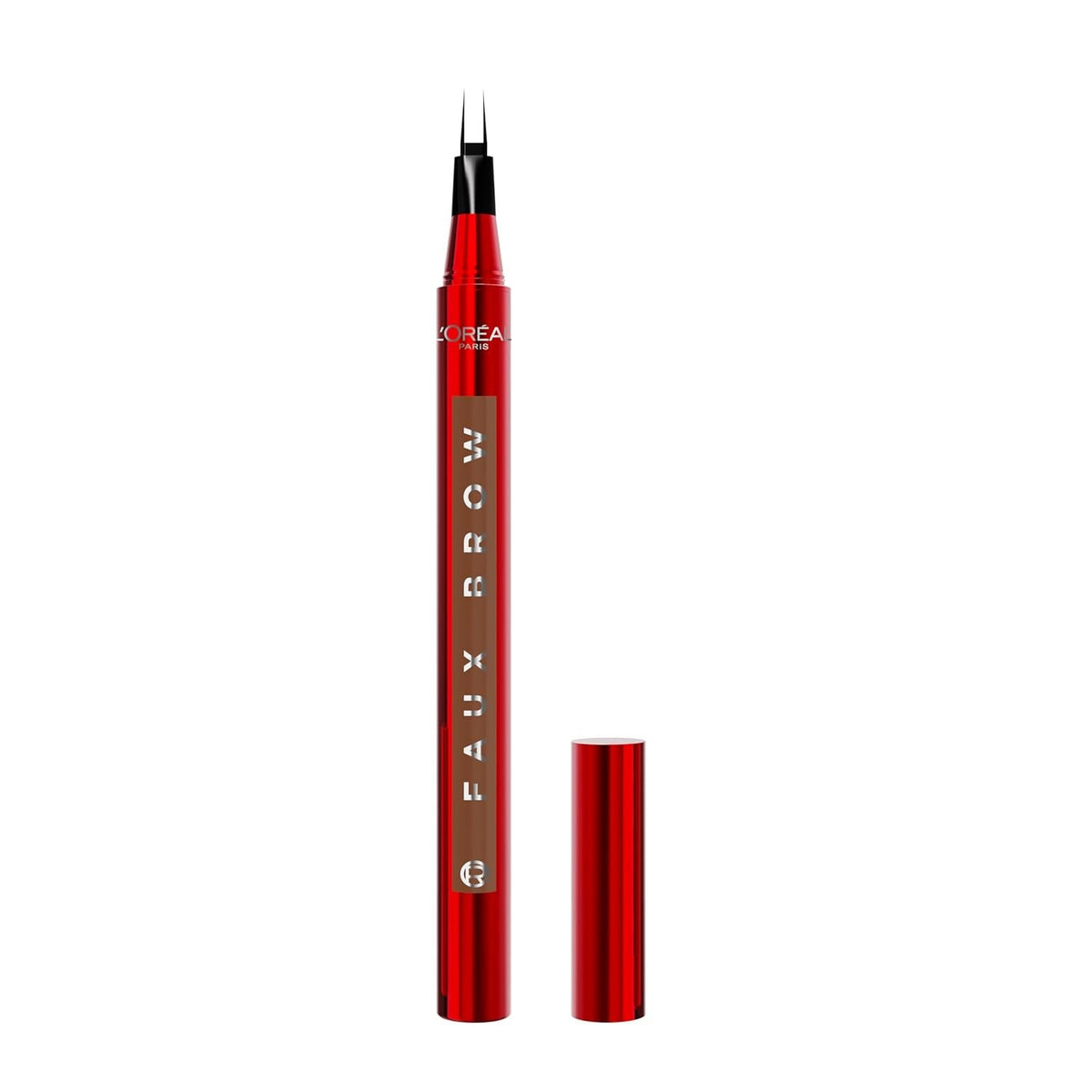 Hair-Like Eyebrow Filling Pen with Double-Brush Tip for Natural, Fuller Brows