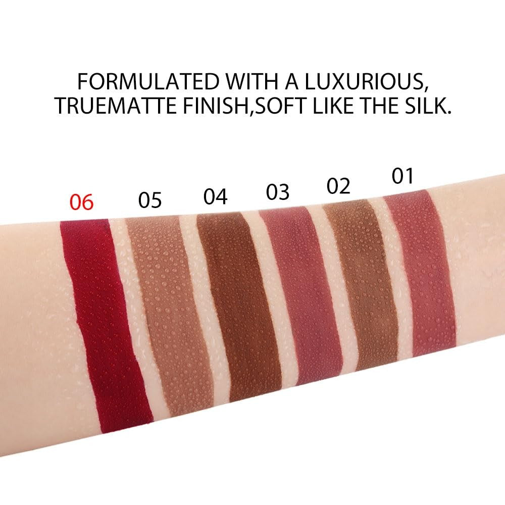 Dark Velvet Matte Lipstick 1 Count - Red 06#