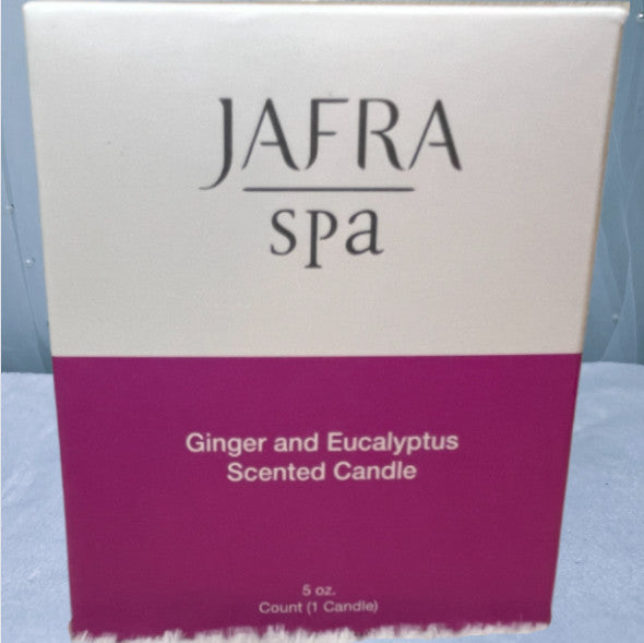 JAFRA Spa Ginger & Eucalyptus Scented Candle 5 oz – New Sealed