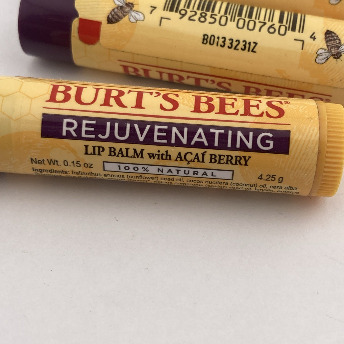 Burt's Bees Rejuvenating Lip Balm with Acai Berry - Sealed Discontinued