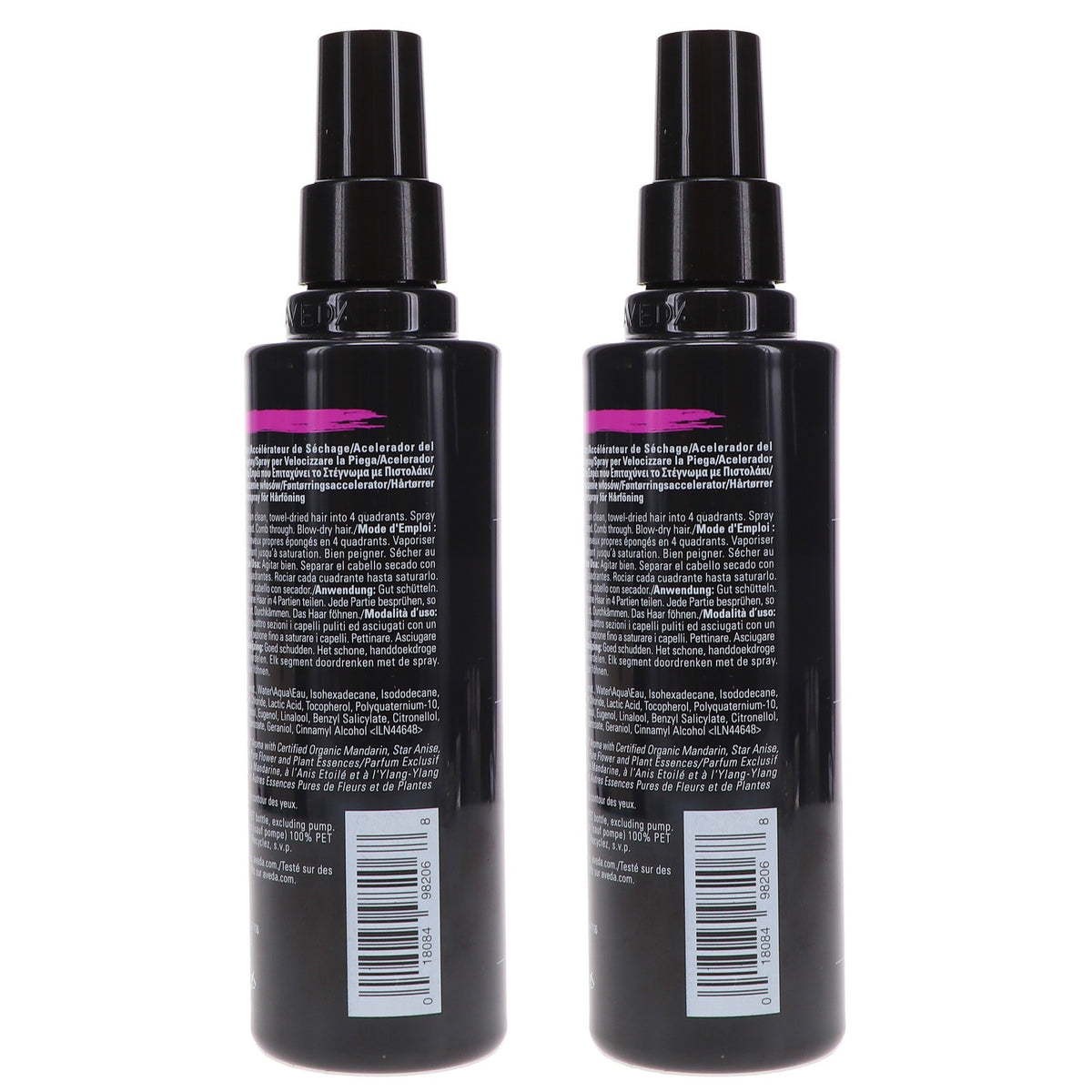 Aveda Speed of Light Blow Dry Accelerator Spray 6.7 oz - 2 Pack for Faster Styling