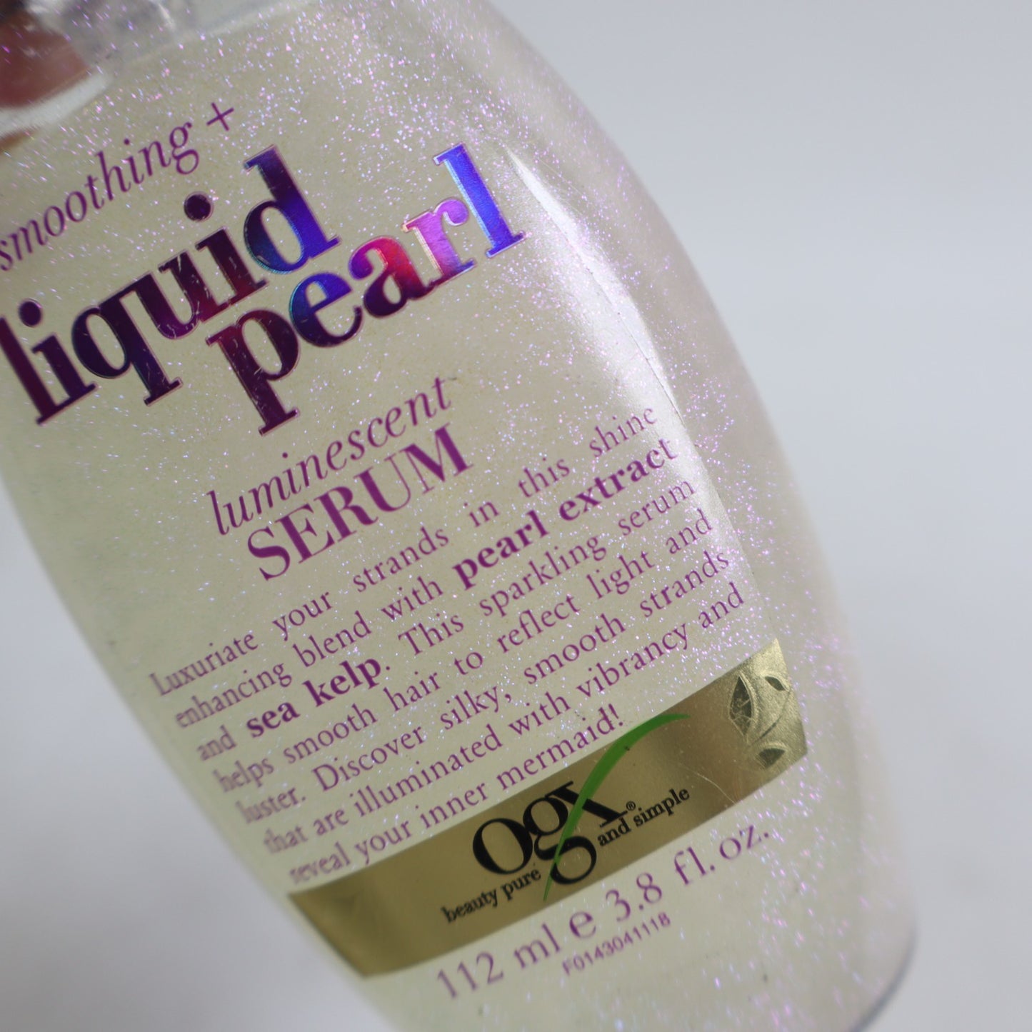 OGX Smoothing Liquid Pearl Luminescent Hair Serum 3.8 Oz
