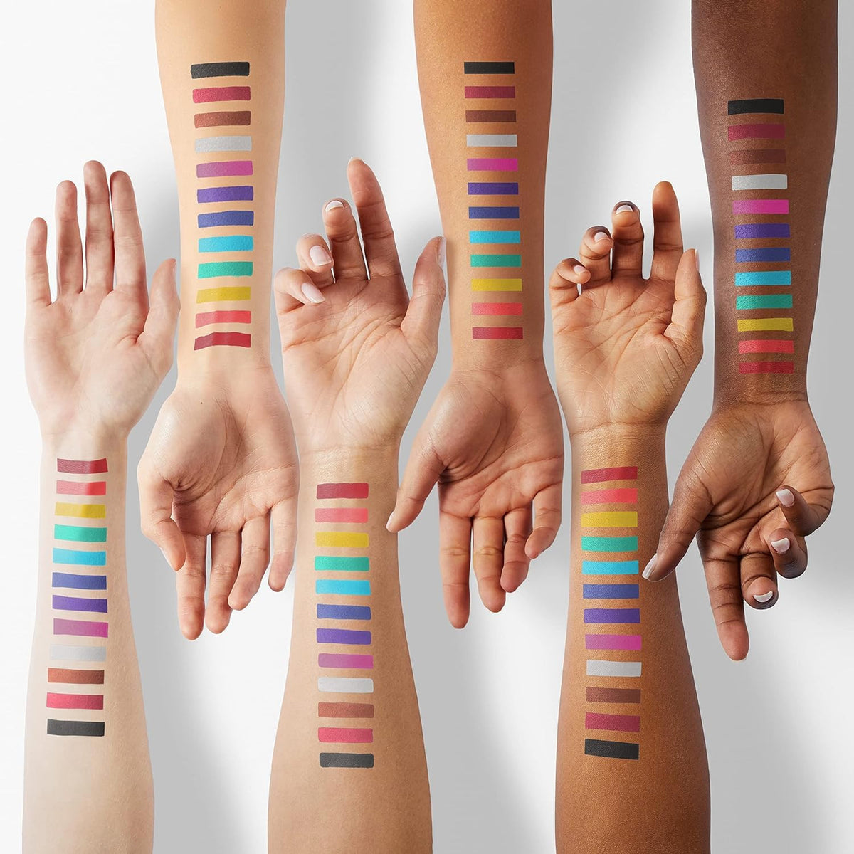 12 Color Matte Liquid Eyeliner Set Waterproof & Smudgeproof Eye Makeup