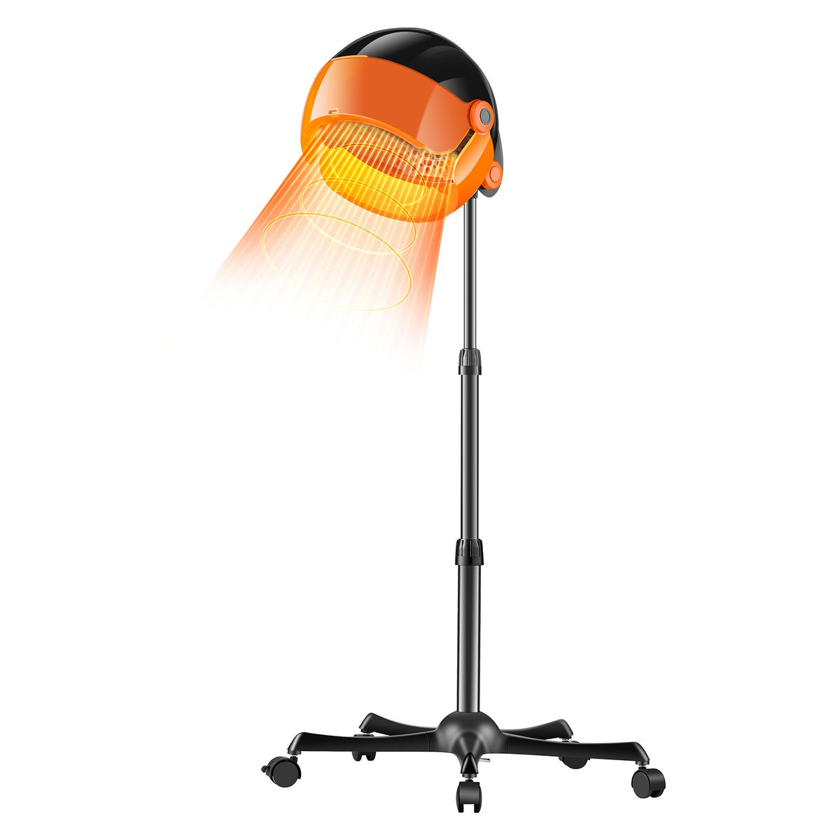 Ionic Hooded Hair Dryer 1875W Salon-Quality Hair Styling with Negative Ions