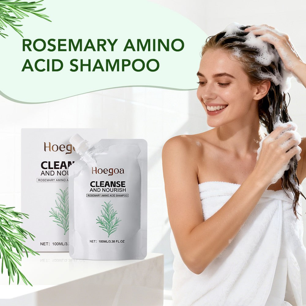 Amino Acid Shampoo with Rosemary for Hair Loss & Scalp Care - 4 Pack