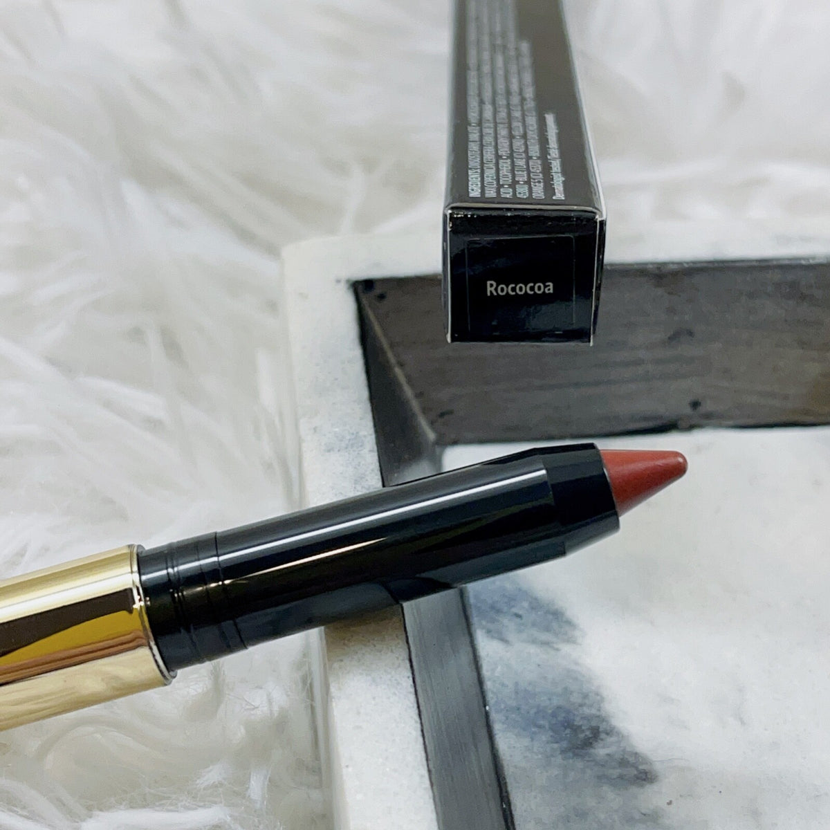 Bobbi Brown Luxe Defining Lipstick Rococoa Full Size - Elegant Lip Makeup