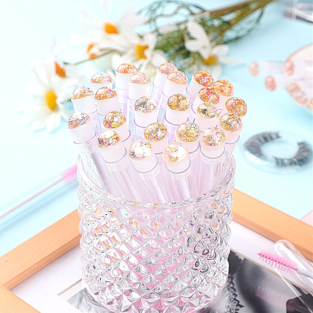 Disposable Eyelash Brush & Lash Wand Makeup Tool for Eyelash Extensions