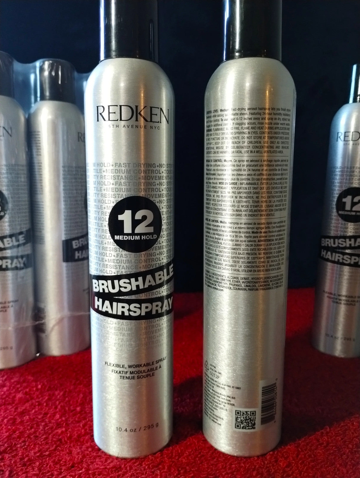 Redken Brushable Hairspray 12 Medium Hold - 2 Pack, Flexible & Shine
