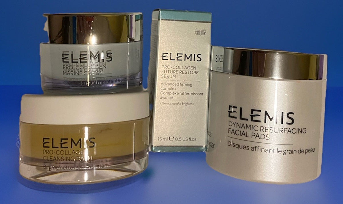 Elemis Cleansing Balm, Marine Cream & Resurfacing Pads Set