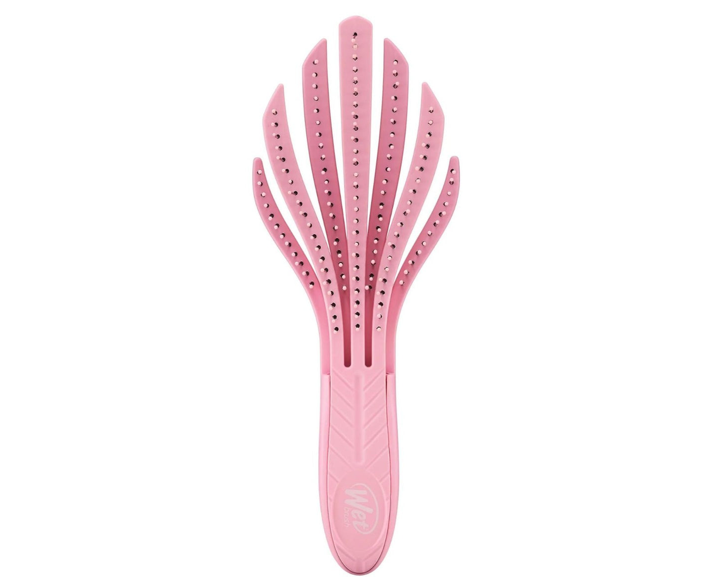 Curl Detangler Brush for Curly Hair - Eco-Friendly, IntelliFlex Bristles, Pink