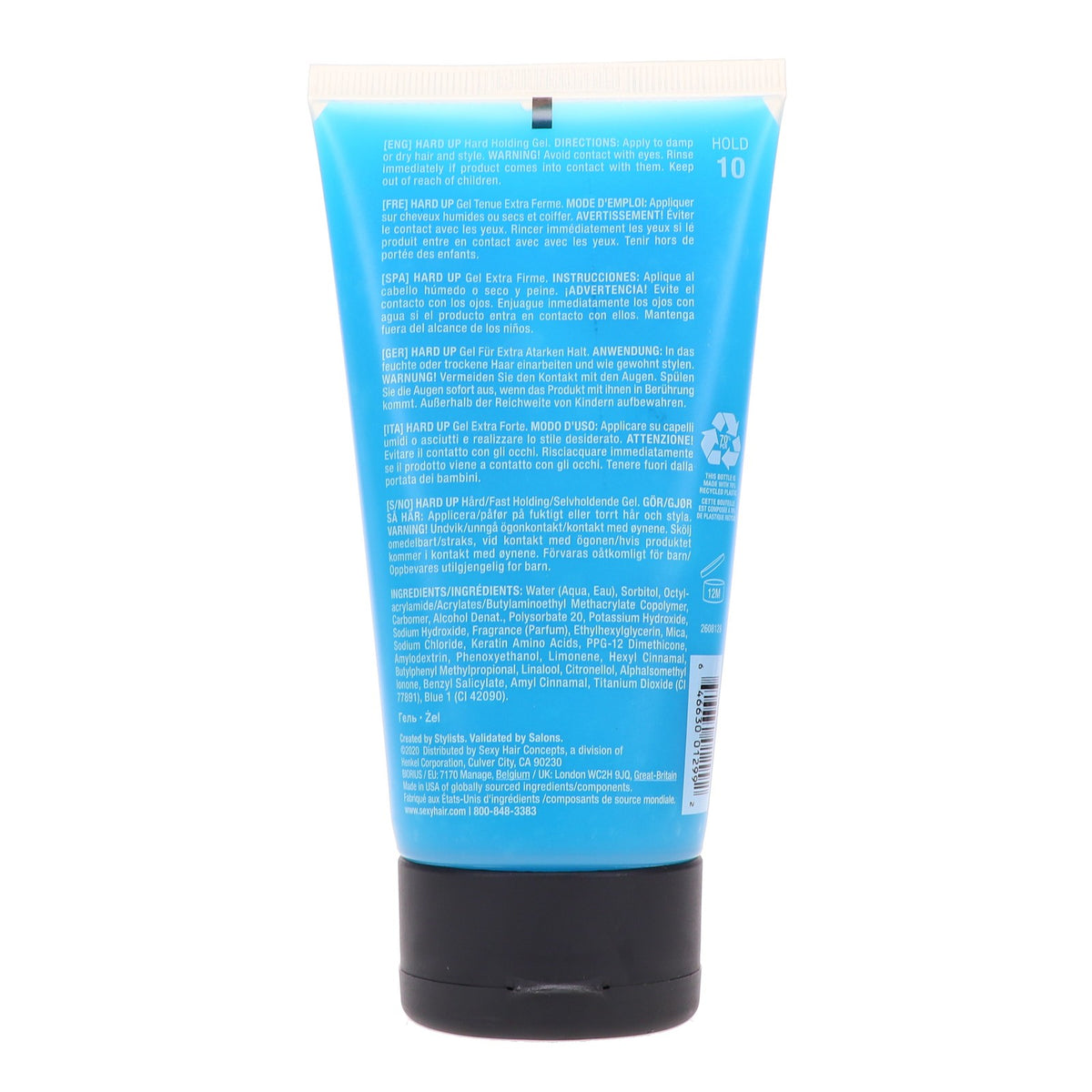 Hard Holding Hair Gel for Maximum Style and Shine - 5.1 oz