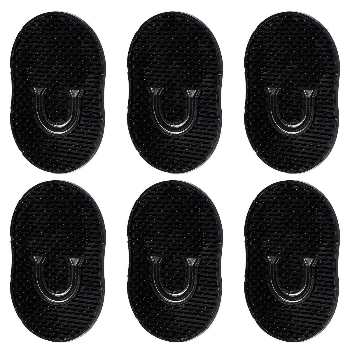 Portable Palm Comb for Men and Women - Soft Plastic Hair Brush & Massager