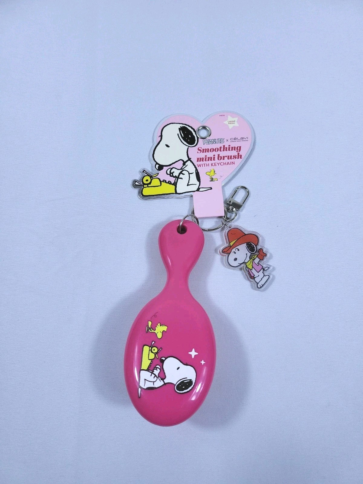 Limited Edition Snoopy Mini Brush with Keychain - Celavi X Peanuts Collectible