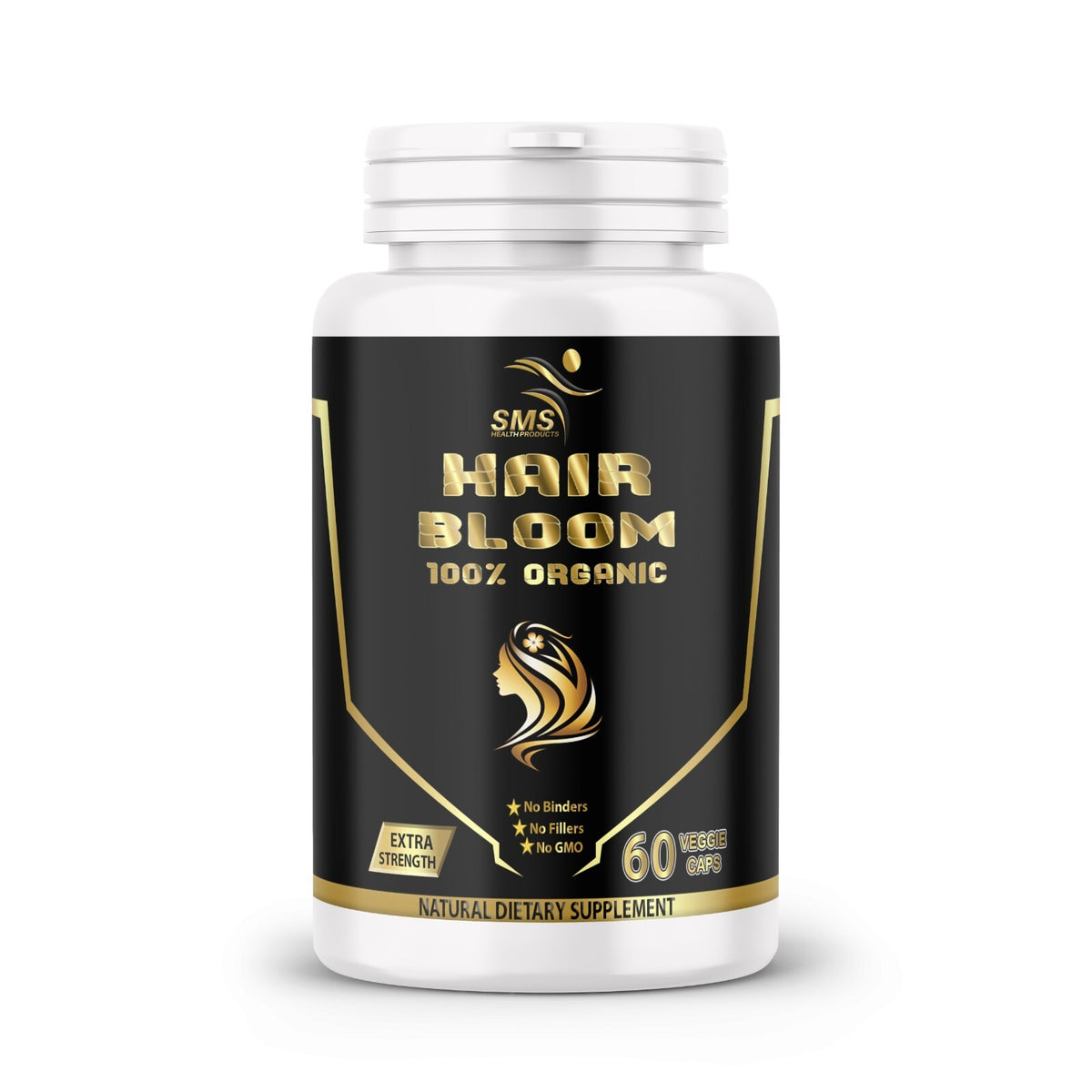 Hair Regrowth Supplement 60 Capsules - Natural Hair Loss Support