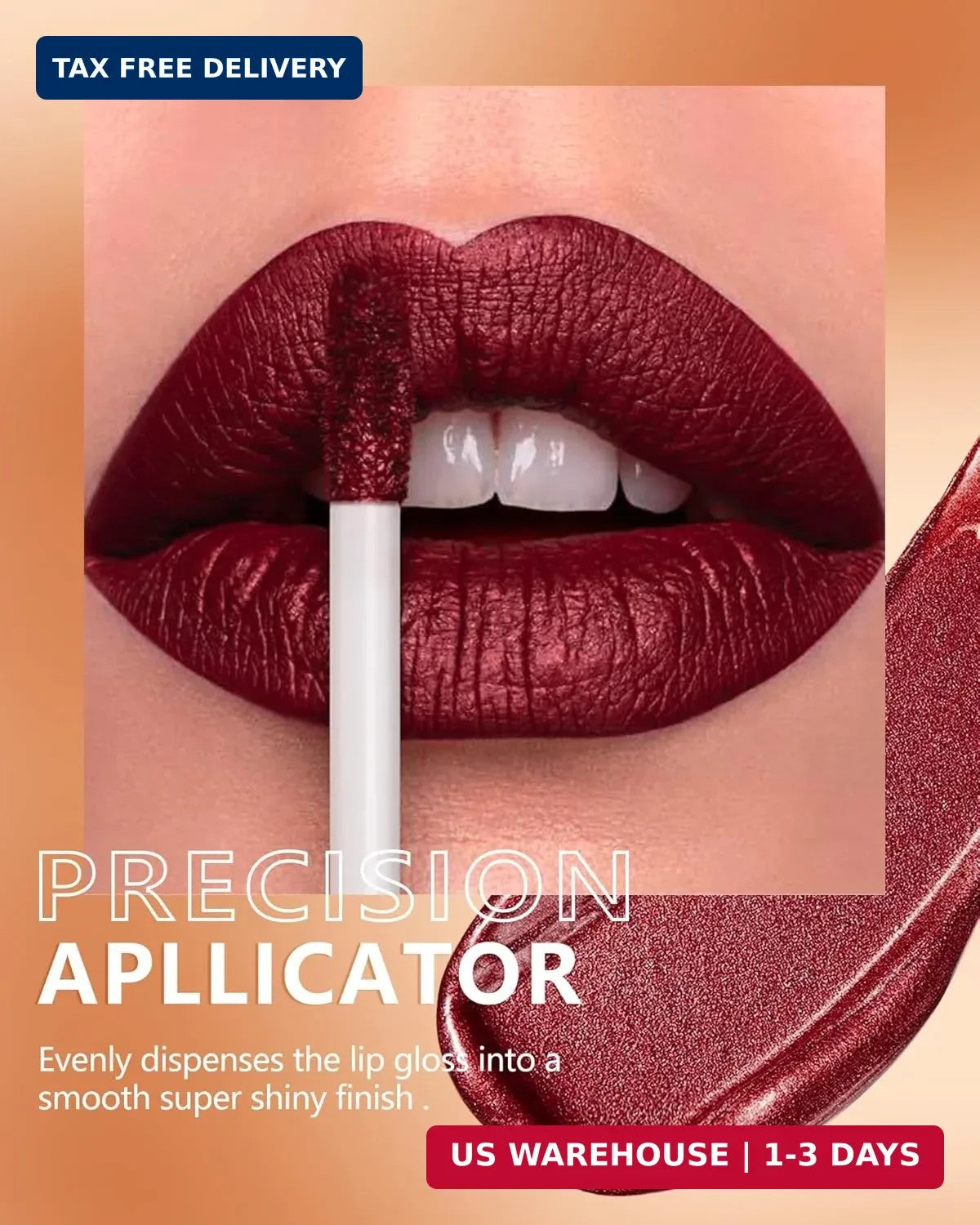 Long-Lasting Metallic Lipstick for Women - Glitter & Hydrating Formula